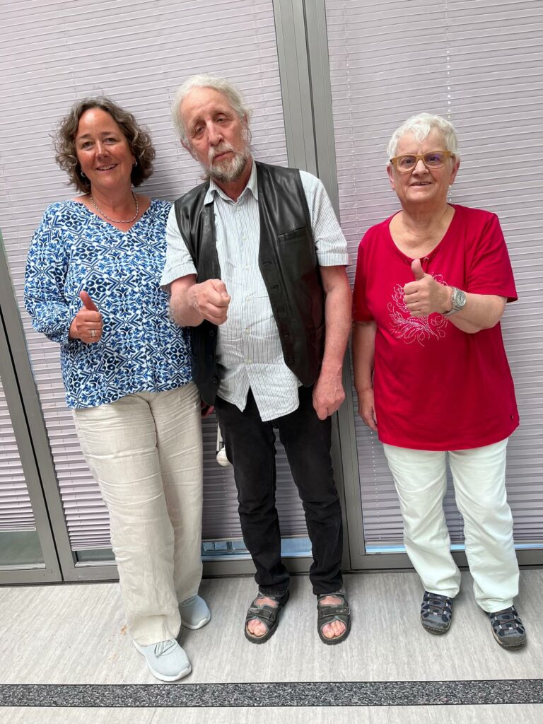 Foto v.l.n.r.:: Bianca Bürkle, Dieter Lamp und Ursula Wirsching